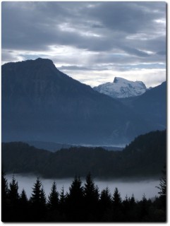 Blick hinüber zum Titlis