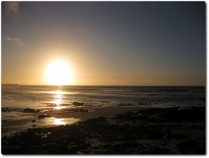 Sonnenuntergang am Asilomar Beach