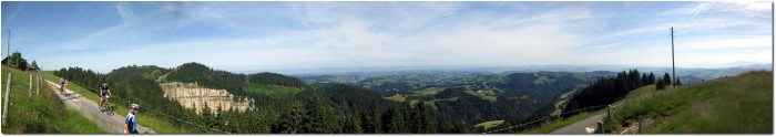 Panorama Ober Änzi in Richtung Norden