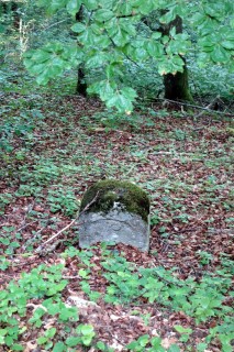 Erster Grenzstein oberhalb des Orisbach