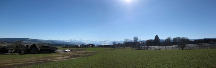 Panorama beim Schloss Allmendingen