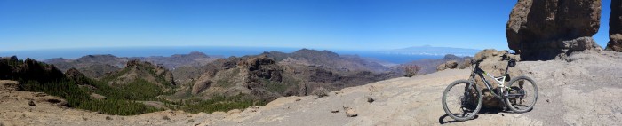 Panorama Roque Nublo in Richtung Westen