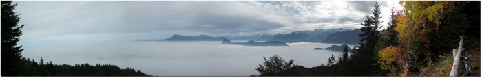 Panoramaaussicht oberhalb des Schönebode