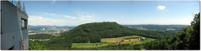 Panorama vom Sälischlössli in Richtung Nordosten