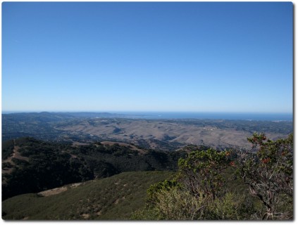 Blick vom Simas Peak nach Monterey