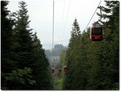 Gondelbahn zum Pilatus bzw. zur Fräkmüntegg