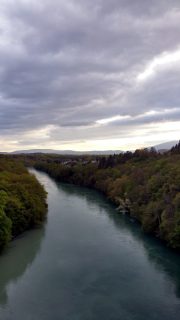 Rhône vom Pont Butin