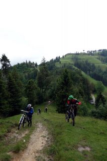 Hike a Bike nach Ahorn