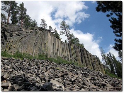 Devils Postpile Basaltsäulen