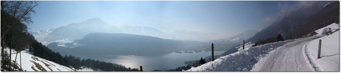 Blick von der Rengg in Richtung Alpnachersee