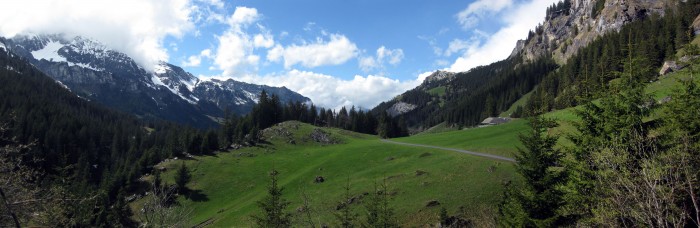 Panorama - Blick in Richtung Griesalp