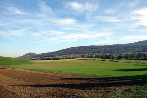 Rodersdorf und erste Jurakette von Nord