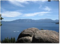 Rubicon Trail - Blick auf den Lake Tahoe