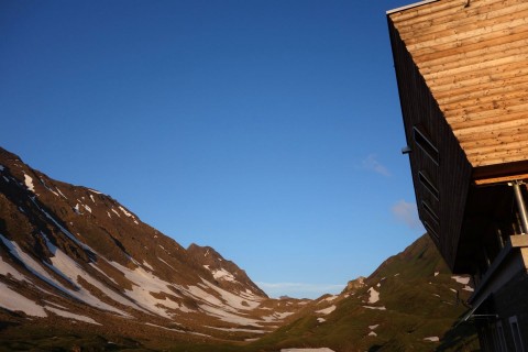 Sonnenaufgang SAC Hütte