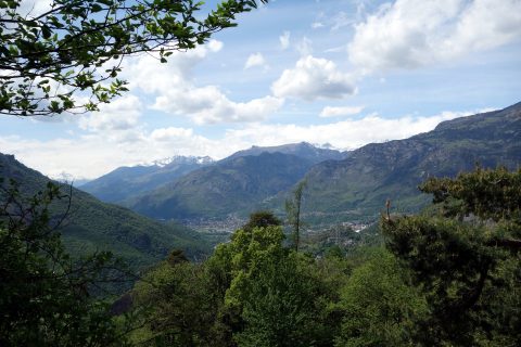 Blick runter nach Saint-Vincent