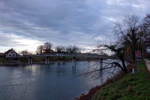 Aarebrücke bei Scheuren