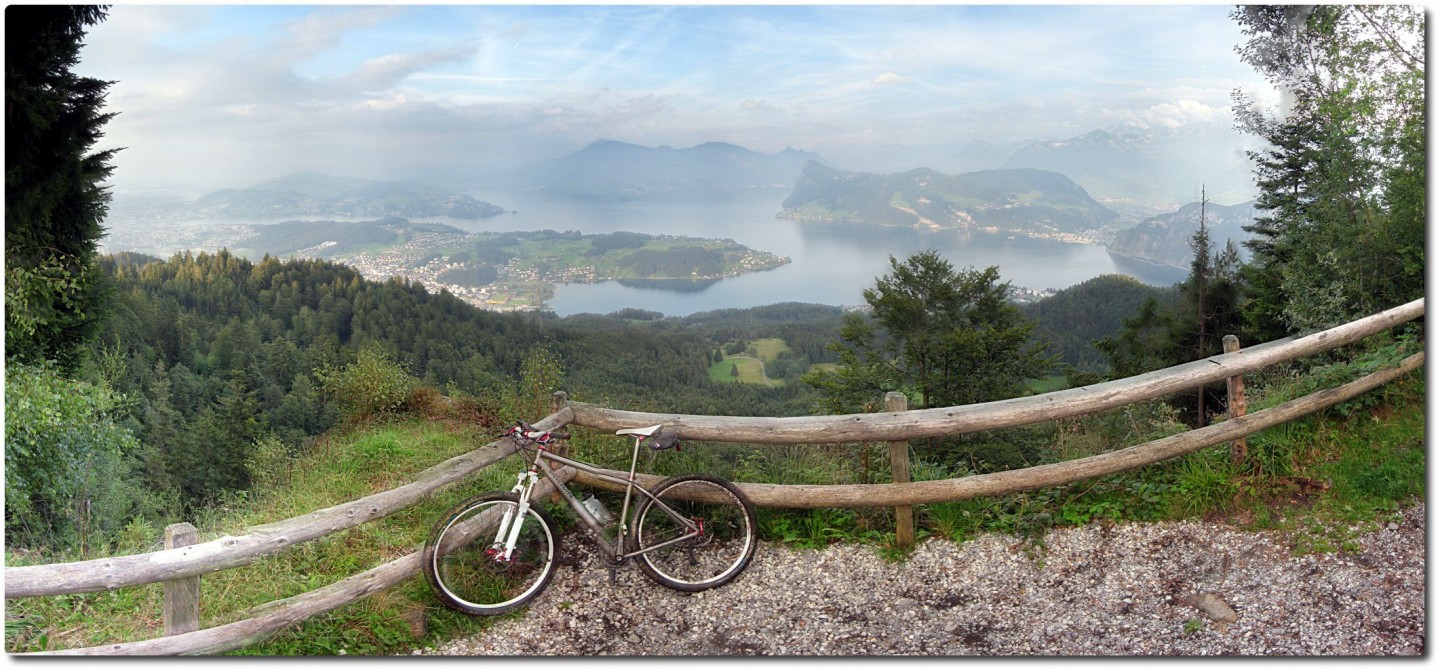 Panorama vom Schönenboden auf den Vierwaldstättersee