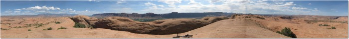 Moabs Slickrock Trail 360° Panorama
