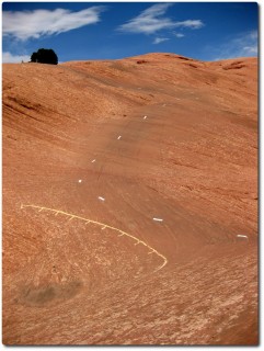 Slickrock Bike Trail - Markierungen