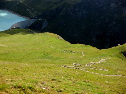 Flowtrail zum Lac de Moiry