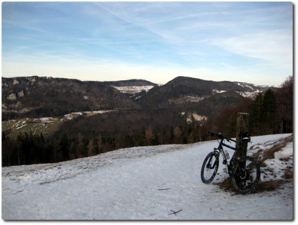 Snowbiken zwischen Balm- und Stierenberg