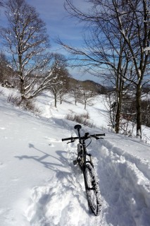 Schneeschuhtrail in Richtung Stierenberg