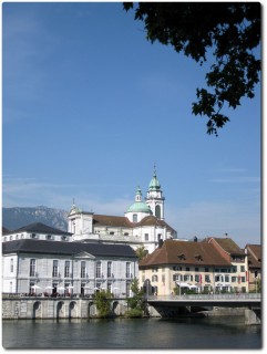 Warme Sonnenstrahlen in Solothurn