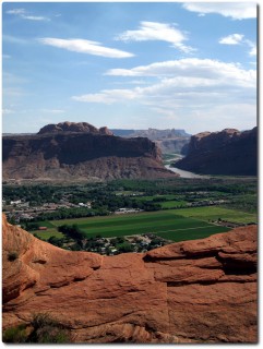 Slickrock Bike Trail - Blick auf Moab