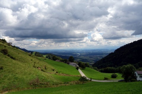 Stierenbergloop - Blick vom Balmberg