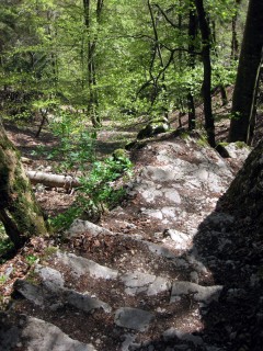 Stigelos - Steintreppen