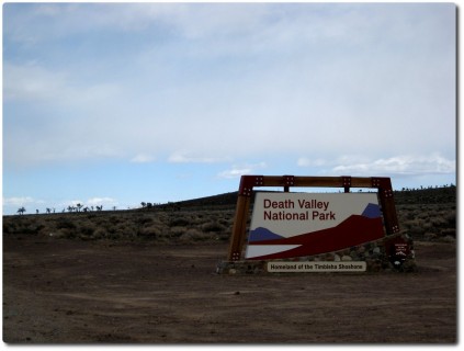 Eingang zum Dead Valley NP