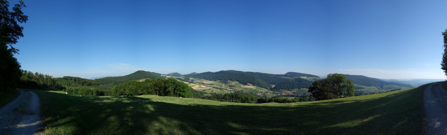 Oberhalb Thalheim - Blick ins Baselland