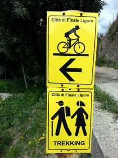 Trailtoleranz und Markings in Finale Ligure