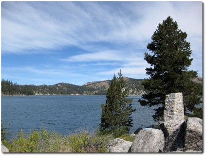 Tahoe Rim Trail - Pause am Marlette Lake