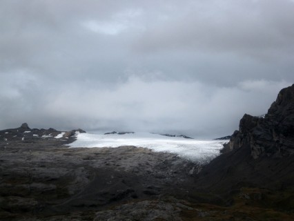 Gletscher Tsanfleuron vom Col du Sanetsch aus