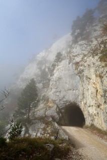 Nebelgrenze beim Schauenburgtunnel