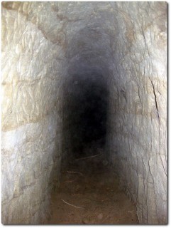Geocache im Sandsteintunnel