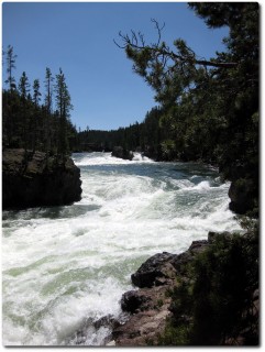 Yellowstone Upper Fall - Zufluss