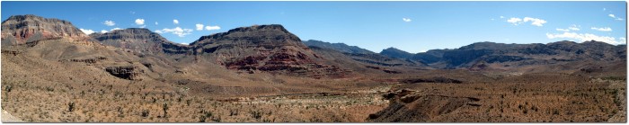 Panorama auf die Virgin River Gorge