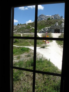 Hotel Weisshorn - Blick aus dem Zimmerfenster