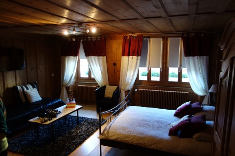 Zimmer Bett - Gruyère Rooms