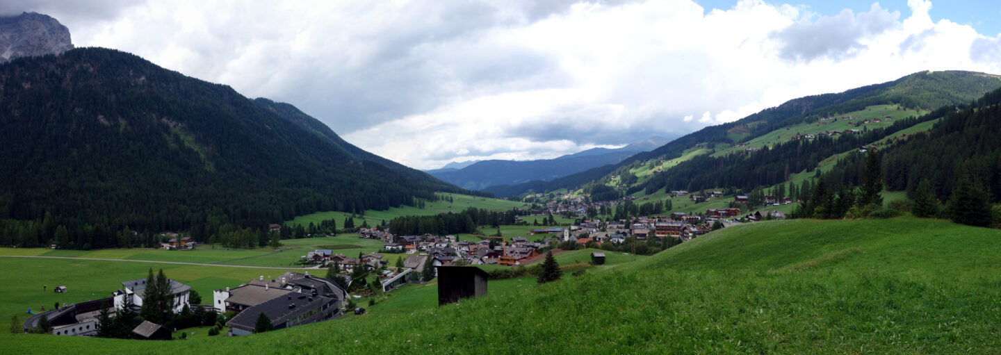 Panorama Moos bei Sexten